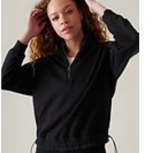 Athleta triumph hybrid half zip sweatshirt